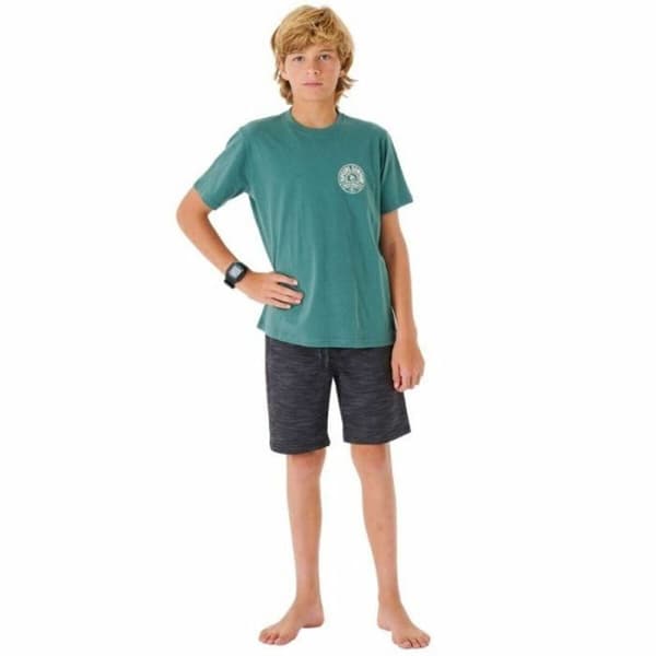 T-shirt med kortärm Barn Rip Curl Stapler Blå - 8 år
