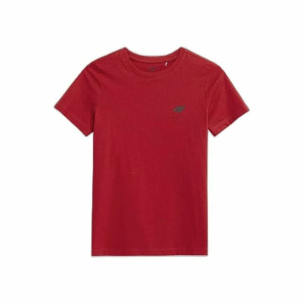 T-shirt med kortärm Barn 4F M291 Röd - 8-9 år