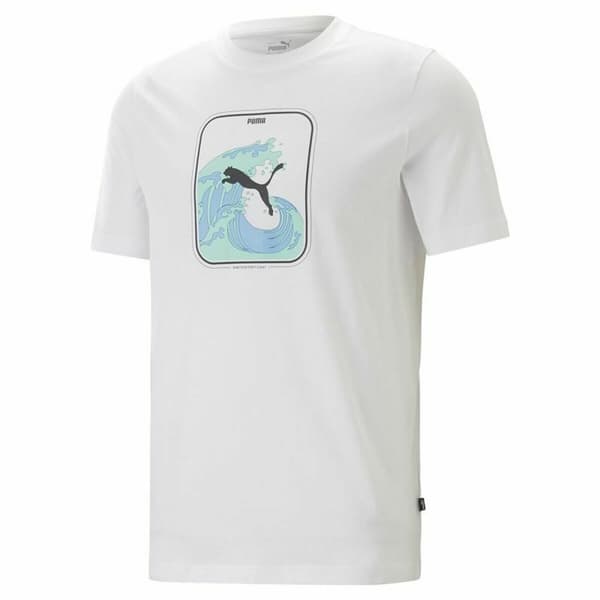 T-shirt Puma Graphics Wave Vit Män - S