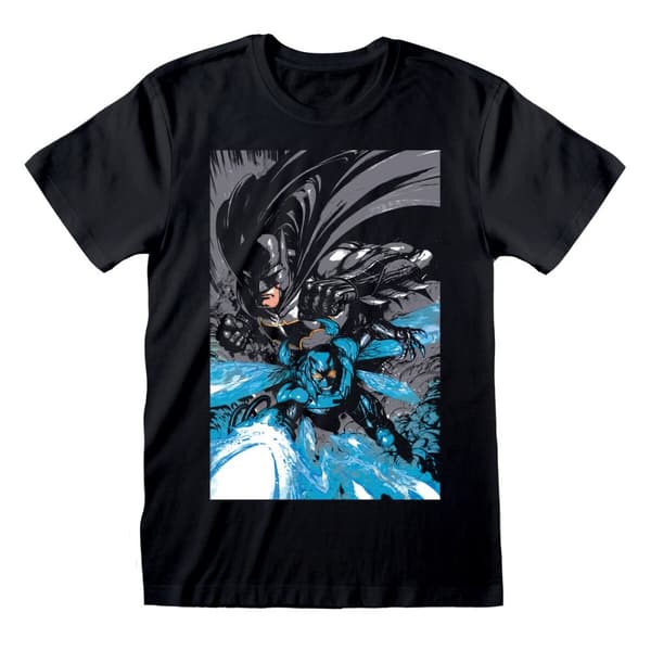 T-shirt med kortärm Batman Team Up Svart Unisex - M