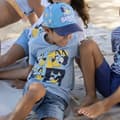 Miniatyrbild 5 av 6: Barn T-shirt med kortärm Bluey Ljusblå - 2 år