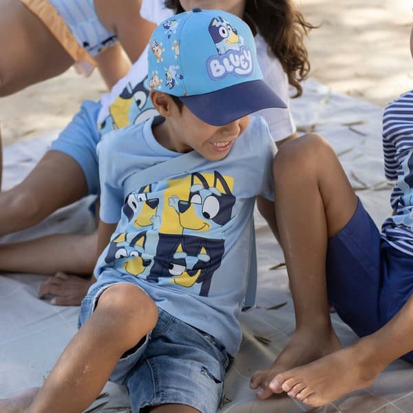 Barn T-shirt med kortärm Bluey Ljusblå - 2 år