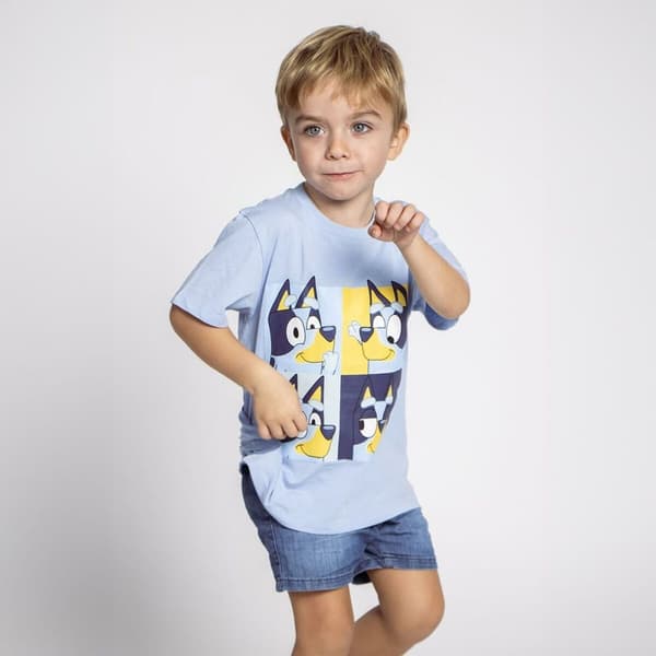 Barn T-shirt med kortärm Bluey Ljusblå - 2 år