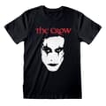 Miniatyrbild 1 av 2: T-shirt med kortärm Unisex The Crow Face Svart - S