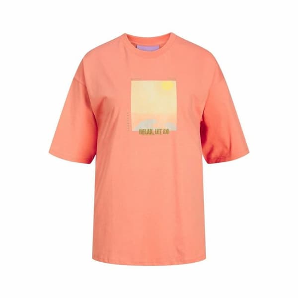 T-shirt med kortärm Dam Jack & Jones Jxpaige Orange - M