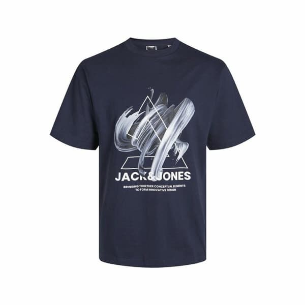 T-shirt med kortärm Barn Jack & Jones Jcotint Tee Ss Blå - 164