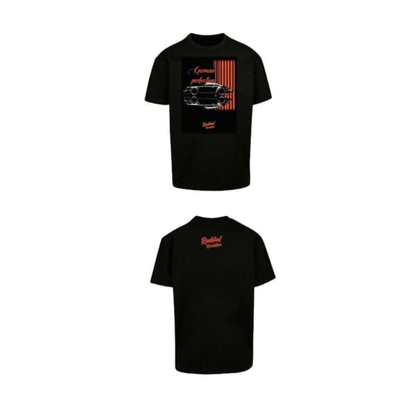 T-shirt med kortärm Herr RADIKAL GERMAN PERFECTION Svart XXL