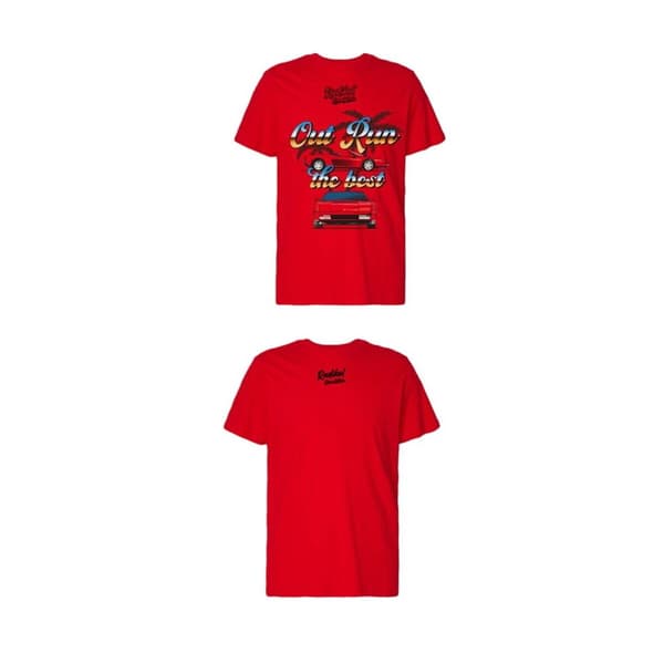 T-shirt med kortärm Herr RADIKAL OUT RUN Röd XXXL