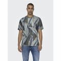 Miniatyrbild 3 av 4: T-shirt med kortärm Herr Only & Sons Onskobe Reg Banana Leaf Oliv - L