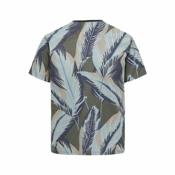 T-shirt med kortärm Herr Only & Sons Onskobe Reg Banana Leaf Oliv - L