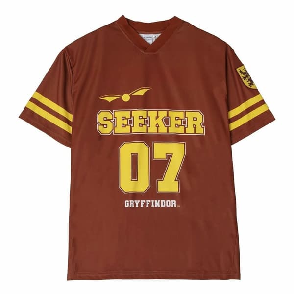 T-shirt med kortärm Harry Potter Gryffindor Röd - L