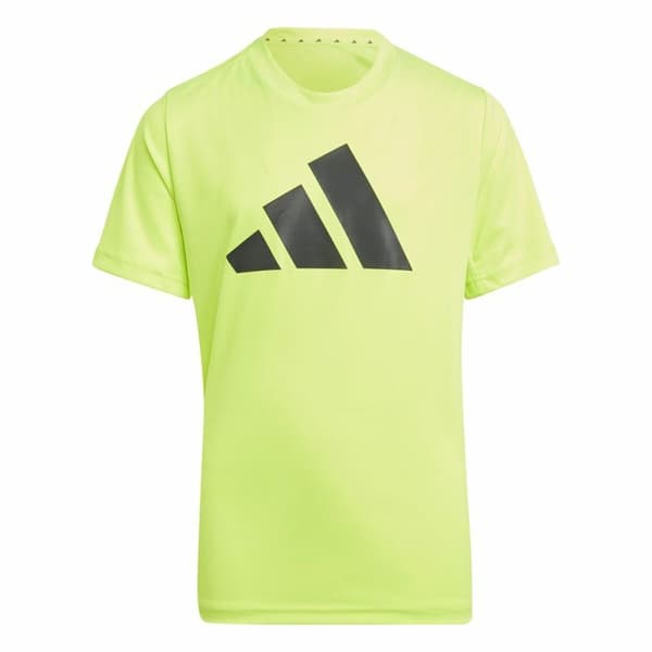 Barn T-shirt med kortärm Adidas U Tr-Es Logo Gul - 7-8 år
