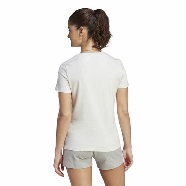 T-shirt med kortärm Dam Adidas 3S Vit - S