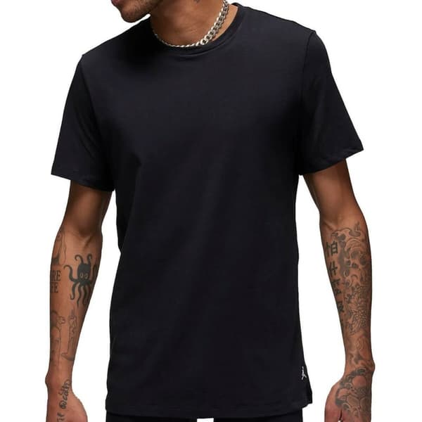T-shirt med kortärm Herr Nike Flight Base Tee JM0625 023 Svart - XL