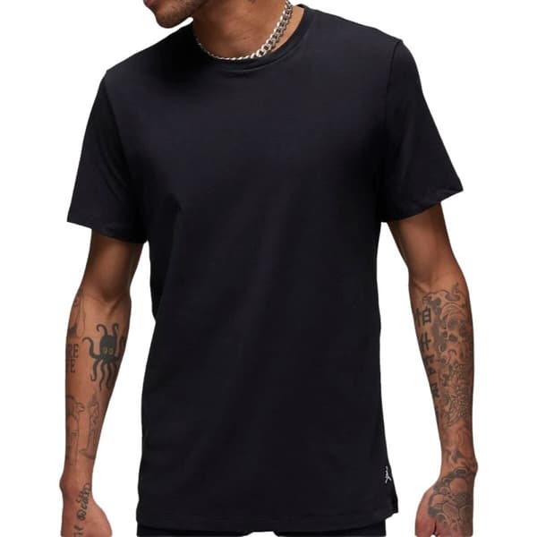 T-shirt med kortärm Herr Nike Flight Base Tee JM0625 023 Svart - XL