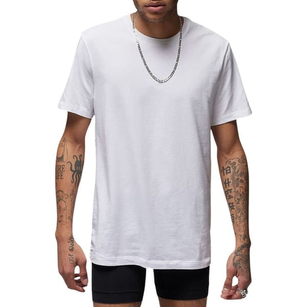 T-shirt med kortärm Herr Nike Flight Base Tee JM0625 001 Vit - XL