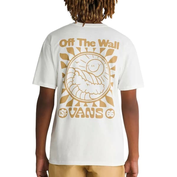 T-shirt med kortärm Herr Vans SUN AND SURF SS TEE VN000G5KFS81 Vit - M