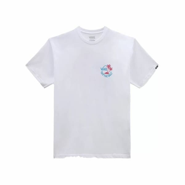 T-shirt med kortärm Herr Vans Classic Mini Dual Palm Vit - XL