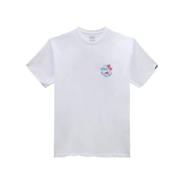 T-shirt med kortärm Herr Vans Classic Mini Dual Palm Vit - XL