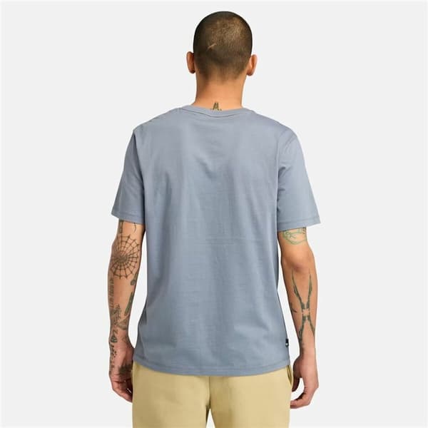 T-shirt med kortärm Herr Timberland Kennebec River Linear Logo - M