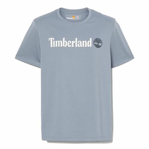 T-shirt med kortärm Herr Timberland Kennebec River Linear Logo - M