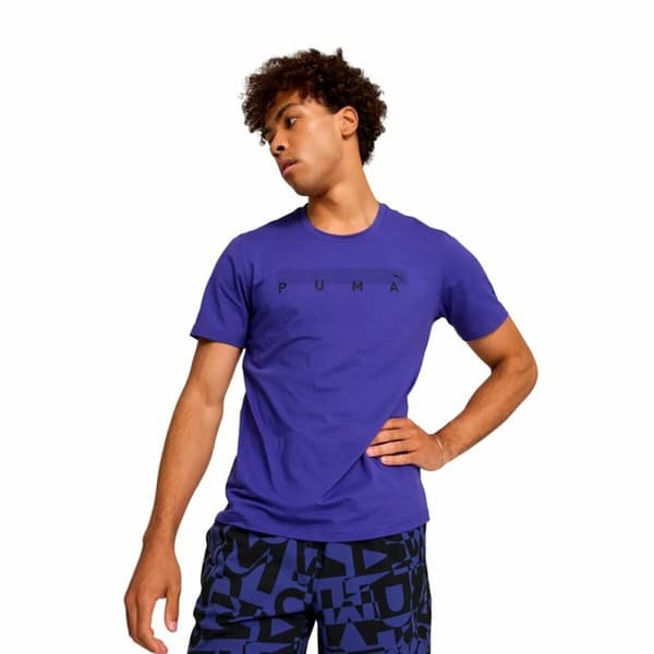 T-shirt med kortärm Herr Puma Energy Cloudspun Blå - XL