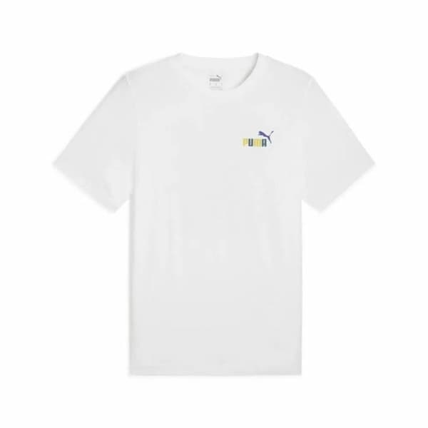 T-shirt med kortärm Herr Puma Graphics Puma Sports Club Vit - L
