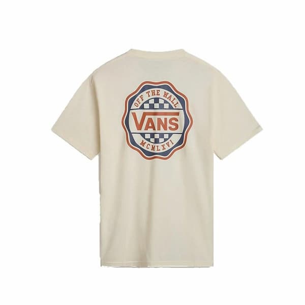 T-shirt med kortärm Herr Vans Hawl Pass Ss Crew Beige - XL