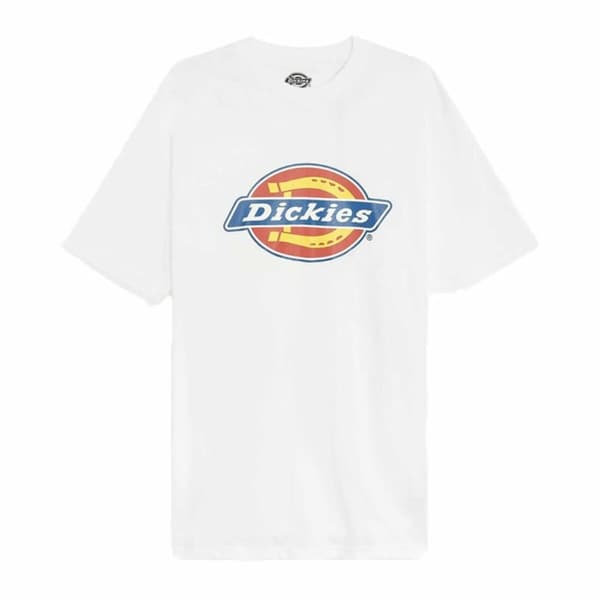 T-shirt med kortärm Herr Dickies Icon Logo Vit - XL