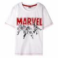 Miniatyrbild 1 av 2: T-shirt med kortärm Barn Marvel Vit - 4 år