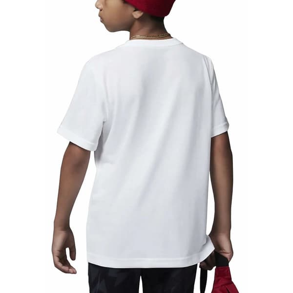 Barn T-shirt med kortärm Jordan JUMPMAN SUSTAINABLE GRAPHI 95B922 001 Vit - 10 år