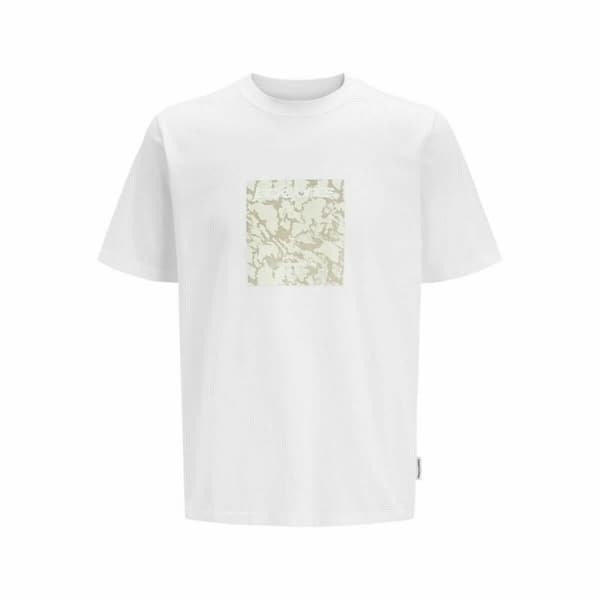 T-shirt med kortärm Herr Jack & Jones JCOTARMAC CAMO FRONT TEE 12273239 Vit - M