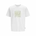 Miniatyrbild 3 av 9: T-shirt med kortärm Herr Jack & Jones JCOTARMAC CAMO FRONT TEE 12273239 Vit - M