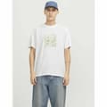 Miniatyrbild 4 av 9: T-shirt med kortärm Herr Jack & Jones JCOTARMAC CAMO FRONT TEE 12273239 Vit - M