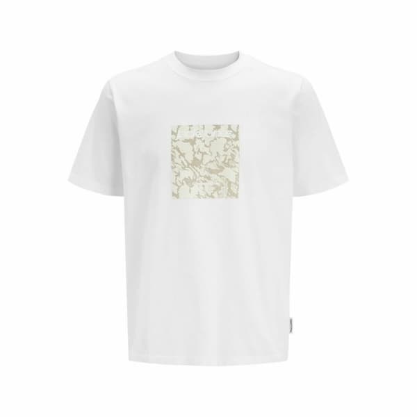 T-shirt med kortärm Herr Jack & Jones JCOTARMAC CAMO FRONT TEE 12273239 Vit - M
