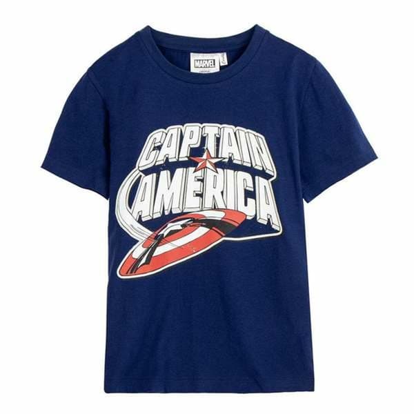 T-shirt med kortärm Barn The Avengers Blå - 8 år