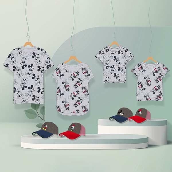 Kortærmet T-shirt til Kvinder Minnie Mouse Grå - XS
