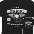 Miniatyrbild 1 av 3: Shirtstore Skull 'n Wings T-Shirt