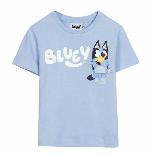 Barn T-shirt med kortärm Bluey Ljusblå - 2 år