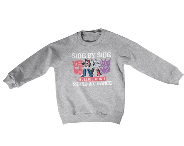 Side By Side Bullies Don't Stand A Chance Kids Sweatshirt