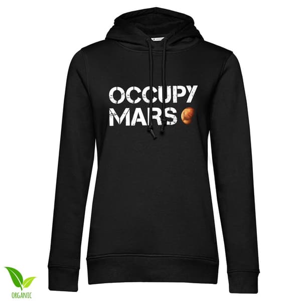 Occupy Mars Girly Hoodie Black XX-Large