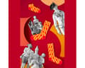 Miniatyrbild 2 av 4: Färgglada strumpor - Piłsudskiego 4m4 36-40