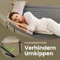 Miniatyrbillede 3 af 5: Hængekøje med stel, hængekøjeramme i metal, bæreevne op til 200 kg