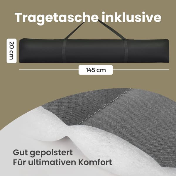 Hængekøje med stel, hængekøjeramme i metal, bæreevne op til 200 kg