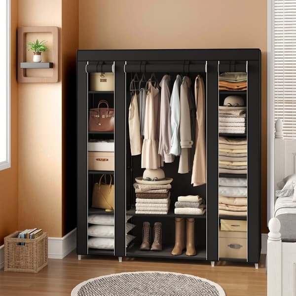 Garderobe, stofgarderobe, med fleeceovertræk