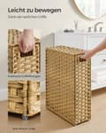 Miniatyrbillede 4 af 6: Vasketøjskurv 55 L lavet af syntetisk rattan