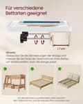 Miniatyrbillede 5 af 6: Hængende sengeskab med kopholder blæk sort