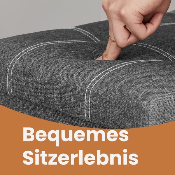 Bænk med opbevaringsplads, siddekommode, skammel
