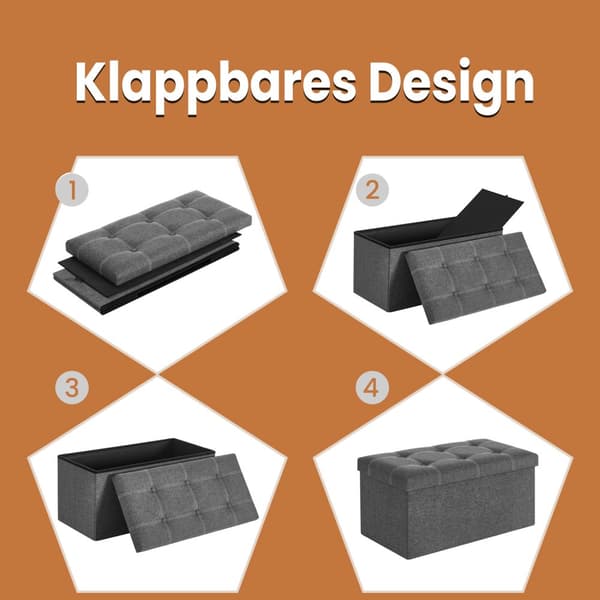 Bænk med opbevaringsplads, siddekommode, skammel