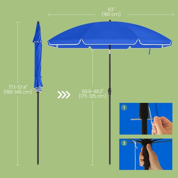 Parasoll 160 cm, solskydd, UPF 50